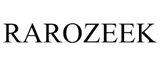 RAROZEEK