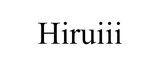 HIRUIII