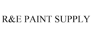 R&E PAINT SUPPLY