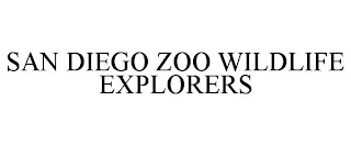 SAN DIEGO ZOO WILDLIFE EXPLORERS