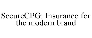 SECURECPG: INSURANCE FOR THE MODERN BRAND