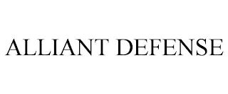 ALLIANT DEFENSE