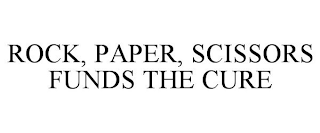 ROCK, PAPER, SCISSORS FUNDS THE CURE