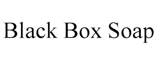 BLACK BOX SOAP