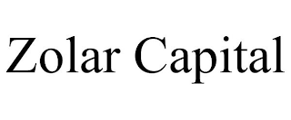 ZOLAR CAPITAL