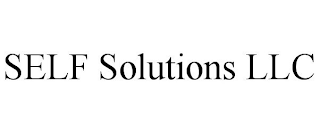 SELF SOLUTIONS LLC