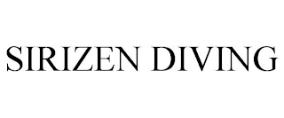 SIRIZEN DIVING