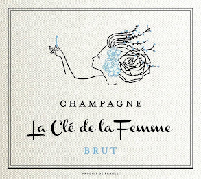 CHAMPAGNE LE CLE DE LA FEMME BRUT PRODUIT OF FRANCE