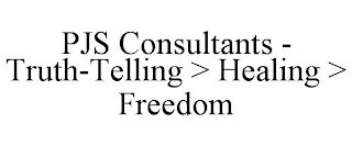 PJS CONSULTANTS - TRUTH-TELLING > HEALING > FREEDOM