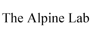 THE ALPINE LAB