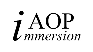 AOP IMMERSION