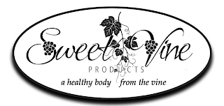 SWEET VINE PRODUCTS A HEALTHY BODY FROM THE VINE