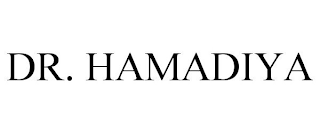 DR. HAMADIYA