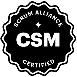 SCRUM ALLIANCE CSM CERTIFIED