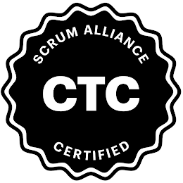 SCRUM ALLIANCE CTC CERTIFIED