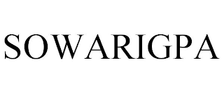 SOWARIGPA