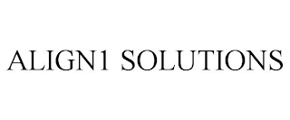 ALIGN1 SOLUTIONS