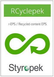 RCYCLEPEK "R-EPS / RECYCLED CONTENT EPS STYROPEK