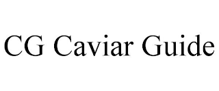 CG CAVIAR GUIDE