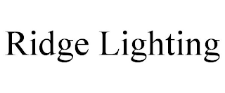 RIDGE LIGHTING