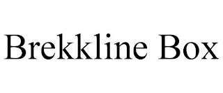 BREKKLINE BOX