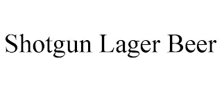 SHOTGUN LAGER BEER