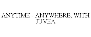 ANYTIME - ANYWHERE, WITH JUVEA