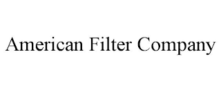 AMERICAN FILTER COMPANY