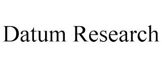 DATUM RESEARCH