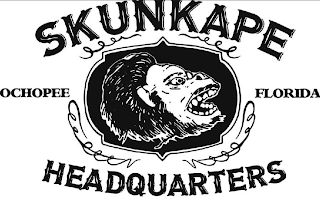 SKUNKAPE HEADQUARTERS OCHOPEE FLORIDA