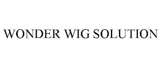 WONDER WIG SOLUTION