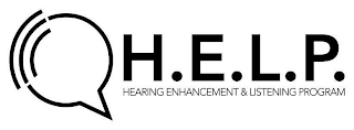 H.E.L.P. HEARING ENHANCEMENT & LISTENING PROGRAM