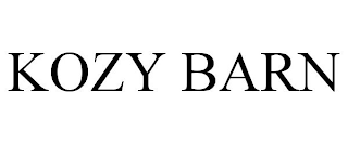 KOZY BARN