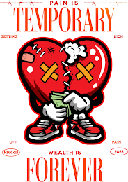 PAIN IS TEMPORARY GETTING RICH OFF PAIN MMXXIII WEALTH IS FOREVER 2023