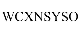 WCXNSYSO