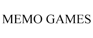 MEMO GAMES