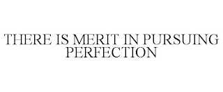 THERE IS MERIT IN PURSUING PERFECTION