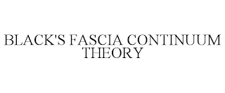 BLACK'S FASCIA CONTINUUM THEORY