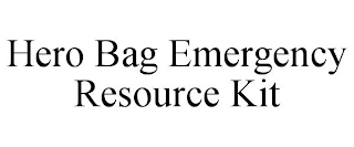 HERO BAG EMERGENCY RESOURCE KIT