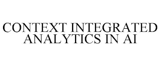 CONTEXT INTEGRATED ANALYTICS IN AI