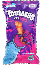 NUEVOS DIANA TOZTECAS FIRE POPS CRUNCH PICANTE