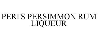 PERI'S PERSIMMON RUM LIQUEUR