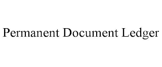 PERMANENT DOCUMENT LEDGER