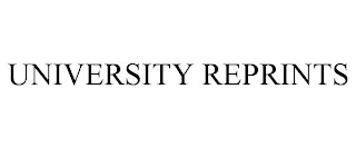 UNIVERSITY REPRINTS