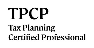 TPCP TAX PLANNING CERTIFIED PROFESSIONAL