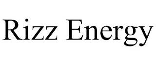 RIZZ ENERGY