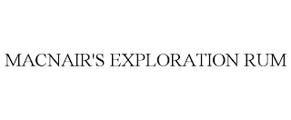 MACNAIR'S EXPLORATION RUM