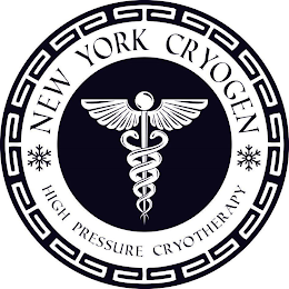 NEW YORK CRYOGEN HIGH PRESSURE CRYOTHERAPY