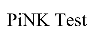 PINK TEST