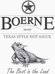 BOERNE BRAND TEXAS STYLE HOT SAUCE THE BEST IN THE LAND